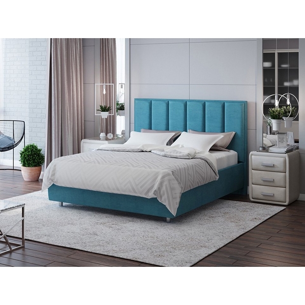 PROxSON Кровать Routa без основания (Ткань: Велюр Лофти Лазурь) 200x200, Синий, Routa 1908783
PROxSON Кровать Routa без основания (Ткань: Велюр Лофти Лазурь) 200x200, Синий, Routa 1908783