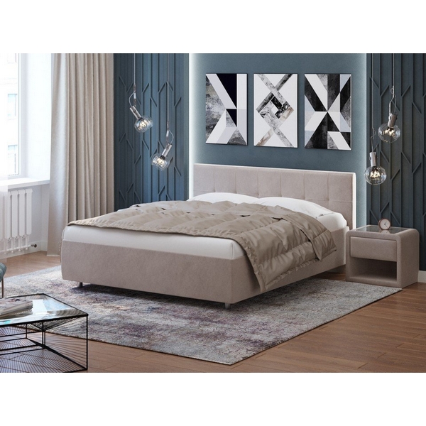 PROxSON Кровать Diamo без основания (Ткань: Велюр Monopoly Миндаль (111)) 80x200, Бежевый, Diamo 1928235
PROxSON Кровать Diamo без основания (Ткань: Велюр Monopoly Миндаль (111)) 80x200, Бежевый, Diamo 1928235