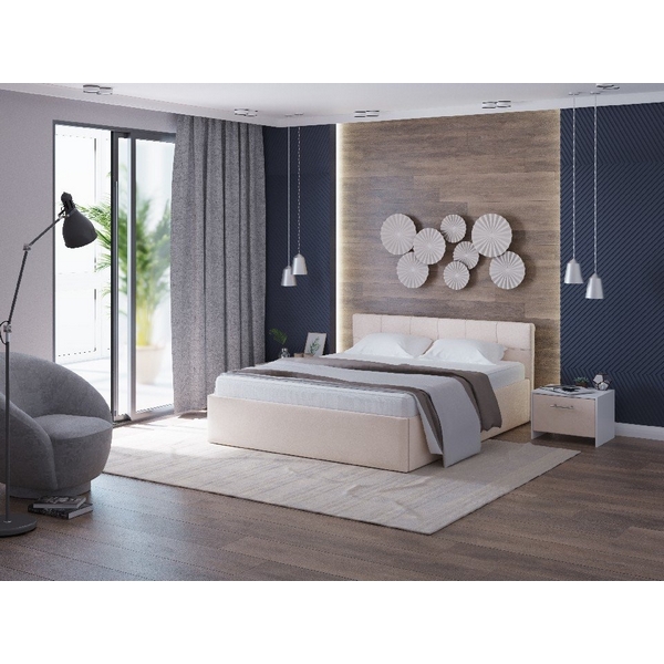 PROxSON Кровать Domo Plus (Ткань: Велюр Ultra Суфле) 180x200, Бежевый, Domo Plus 1938036
PROxSON Кровать Domo Plus (Ткань: Велюр Ultra Суфле) 180x200, Бежевый, Domo Plus 1938036