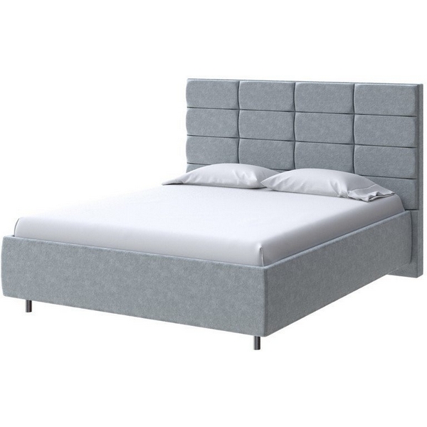 PROxSON Кровать Shapy без основания (Ткань: Велюр Gratta 3 Утренний туман) 180x200, Серый, Shapy 2014124
PROxSON Кровать Shapy без основания (Ткань: Велюр Gratta 3 Утренний туман) 180x200, Серый, Shapy 2014124
