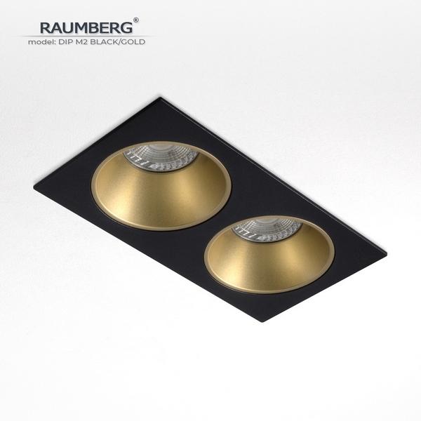 Встраиваемый светильник Raumberg DIP M2 Black/Gold, Золото, DipM2Bk/Gd
Встраиваемый светильник Raumberg DIP M2 Black/Gold, Золото, DipM2Bk/Gd