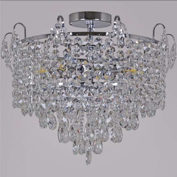 Изображение товара Потолочная люстра хрустальная на штанге Reluce 90192-0.3-08 CR