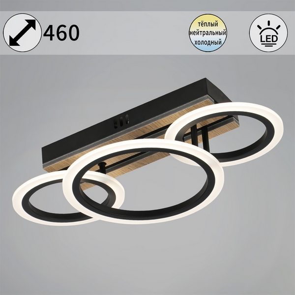 Потолочная люстра светодиодная на штанге с регулировкой цветовой температуры Reluce 00330-0.3-2+1, Древесный, 00330-0.3-2+1
Потолочная люстра светодиодная на штанге с регулировкой цветовой температуры Reluce 00330-0.3-2+1, Древесный, 00330-0.3-2+1