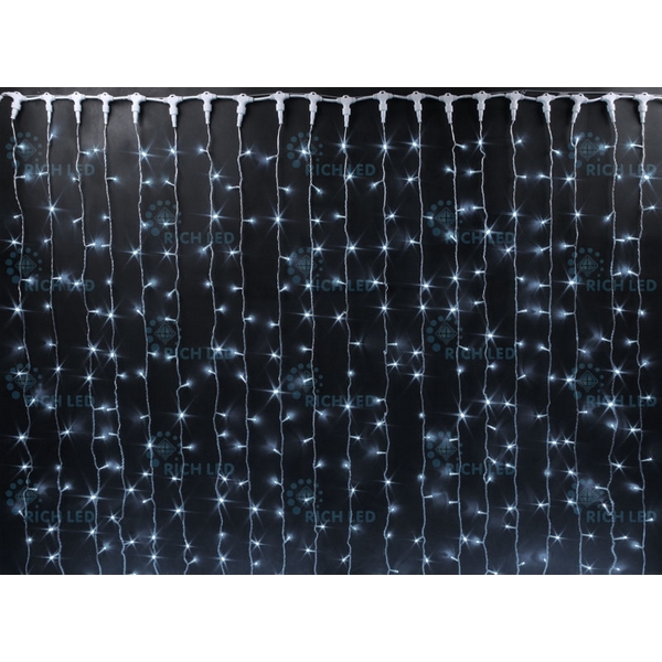 Гирлянда светодиодная Занавес белая 220B, LED, провод белый, IP65 Rich LED RL-C2*3-CW/W, RL-C2*3-CW/W
Гирлянда светодиодная Занавес белая 220B, LED, провод белый, IP65 Rich LED RL-C2*3-CW/W, RL-C2*3-CW/W