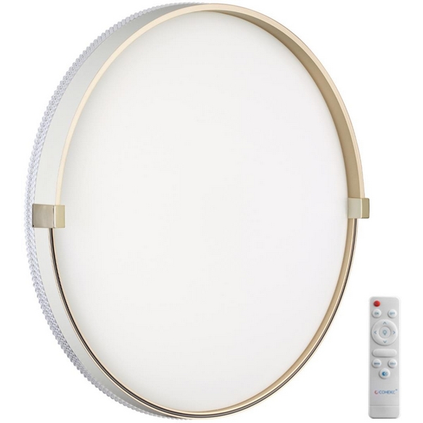 Настенно-потолочный светильник Sonex Olidi White 7646/EL PALE SN пластик/золотой LED 70Вт 3000-6000К D490 IP43 пульт ДУ, Золото, Olidi White 7646/EL
Настенно-потолочный светильник Sonex Olidi White 7646/EL PALE SN пластик/золотой LED 70Вт 3000-6000К D490 IP43 пульт ДУ, Золото, Olidi White 7646/EL