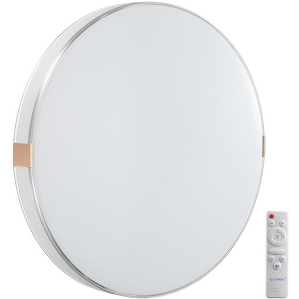 Настенно-потолочный светильник Sonex Otiga White 7676/EL COLOR SN пластик/золотистый LED 70Вт 3000-6000K D493 IP43 пульт ДУ, Белый, Otiga White 7676/EL
Настенно-потолочный светильник Sonex Otiga White 7676/EL COLOR SN пластик/золотистый LED 70Вт 3000-6000K D493 IP43 пульт ДУ, Белый, Otiga White 7676/EL