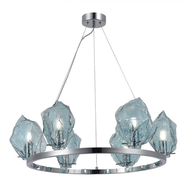 Подвесная люстра ST Luce Portici SL1175.113.06 Хром/Светло-голубой E14 6*40W, Portici SL1175.113.06
Подвесная люстра ST Luce Portici SL1175.113.06 Хром/Светло-голубой E14 6*40W, Portici SL1175.113.06
