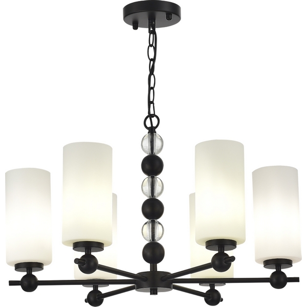 Подвесная люстра ST Luce SL2003 SL2003.403.06 черный/белый E27 6*40W, SL2003 SL2003.403.06
Подвесная люстра ST Luce SL2003 SL2003.403.06 черный/белый E27 6*40W, SL2003 SL2003.403.06