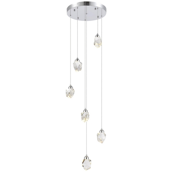 Каскадный подвесной светильник ST Luce Cascato SL6114.103.06 Хром/Прозрачный LED 6*3W 3000K, Cascato SL6114.103.06
Каскадный подвесной светильник ST Luce Cascato SL6114.103.06 Хром/Прозрачный LED 6*3W 3000K, Cascato SL6114.103.06