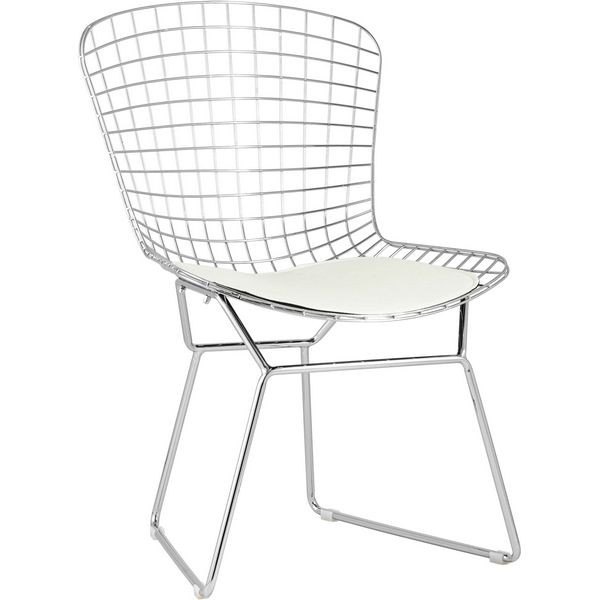 Стул обеденный Bertoia хромированный с белой подушкой УТ000004219 Stool Group, Серебро, BERTOIA УТ000004219
Стул обеденный Bertoia хромированный с белой подушкой УТ000004219 Stool Group, Серебро, BERTOIA УТ000004219