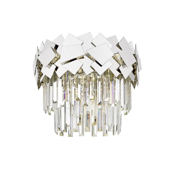 Изображение товара Потолочная люстра каскадная хрустальная Simple Story 1032 1032-5CL с подвесками