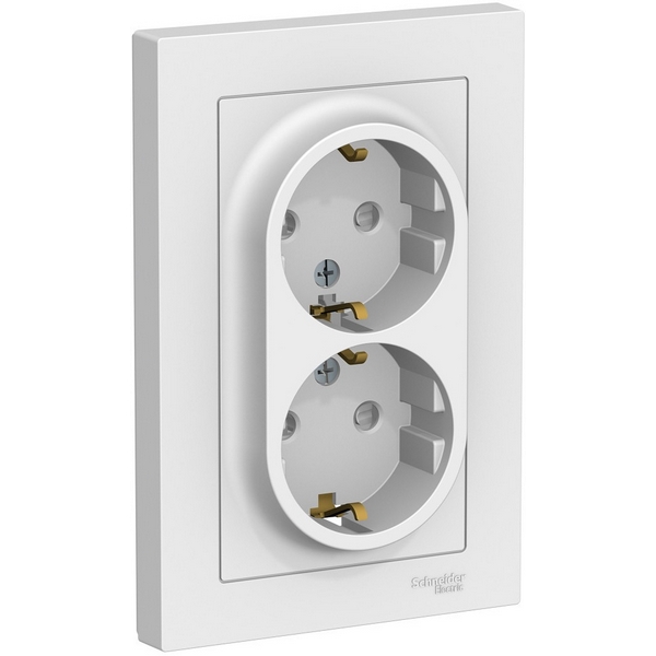 Розетка двойная с заземлением и шторками (белый) Systeme Electric AtlasDesign ATN000126, AtlasDesign ATN000126
Розетка двойная с заземлением и шторками (белый) Systeme Electric AtlasDesign ATN000126, AtlasDesign ATN000126