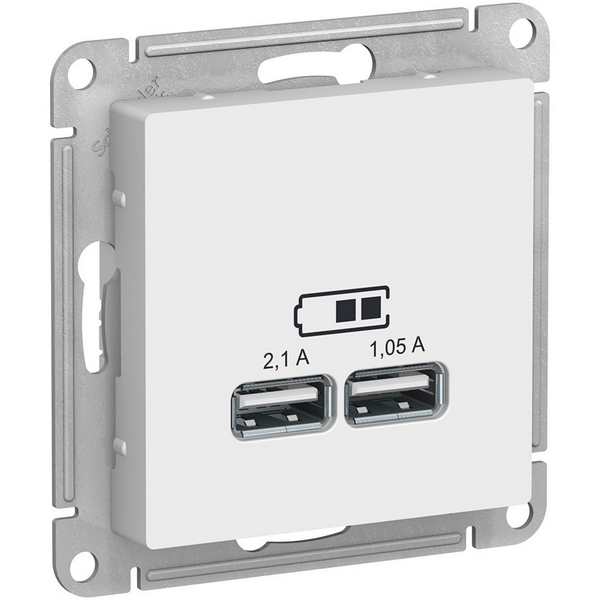 Розетка USBх2 (белый) Systeme Electric AtlasDesign ATN000133, AtlasDesign ATN000133
Розетка USBх2 (белый) Systeme Electric AtlasDesign ATN000133, AtlasDesign ATN000133