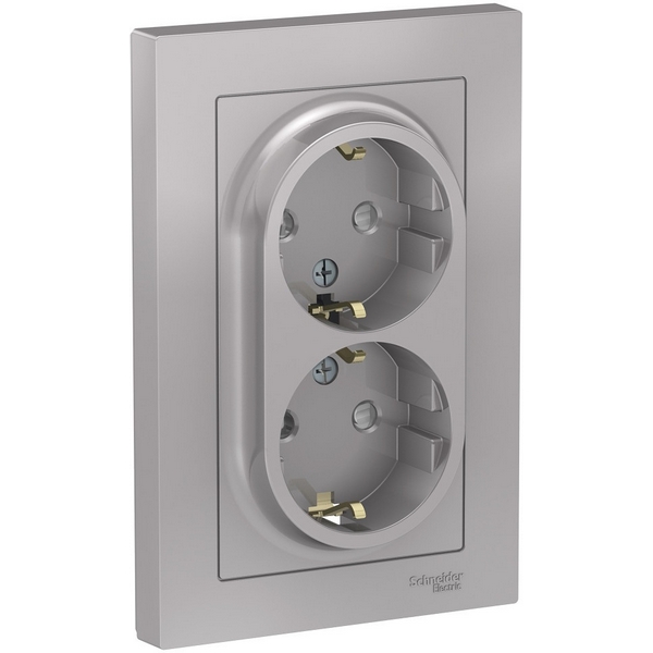 Розетка двойная с заземлением (алюминий) Systeme Electric AtlasDesign ATN000326, AtlasDesign ATN000326
Розетка двойная с заземлением (алюминий) Systeme Electric AtlasDesign ATN000326, AtlasDesign ATN000326