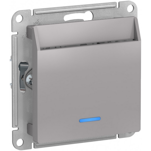 Карточный выключатель одноклавишный с подсветкой (алюминий) Systeme Electric AtlasDesign ATN000367, AtlasDesign ATN000367
Карточный выключатель одноклавишный с подсветкой (алюминий) Systeme Electric AtlasDesign ATN000367, AtlasDesign ATN000367