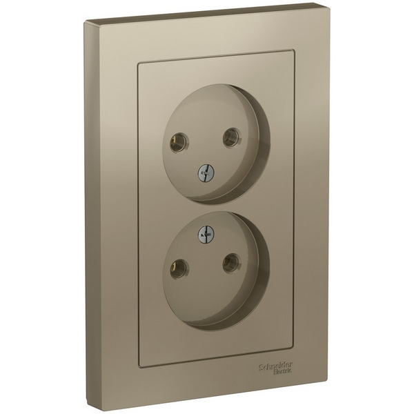 Розетка двойная без заземления (шампань) Systeme Electric AtlasDesign ATN000520, AtlasDesign ATN000520
Розетка двойная без заземления (шампань) Systeme Electric AtlasDesign ATN000520, AtlasDesign ATN000520