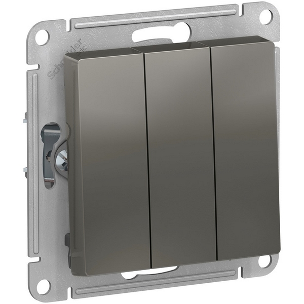 Выключатель трехклавишный (сталь) Systeme Electric AtlasDesign ATN000931, Серый, AtlasDesign ATN000931
Выключатель трехклавишный (сталь) Systeme Electric AtlasDesign ATN000931, Серый, AtlasDesign ATN000931