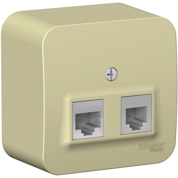 Розетка телефонная RJ-11 + Ethernet RJ-45 (бежевый) Systeme Electric Blanca BLNIA045117, Blanca BLNIA045117
Розетка телефонная RJ-11 + Ethernet RJ-45 (бежевый) Systeme Electric Blanca BLNIA045117, Blanca BLNIA045117