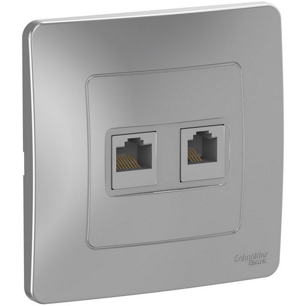 Розетка телефонная RJ-11 + Ethernet RJ-45 (алюминий) Systeme Electric Blanca BLNIS045113, Blanca BLNIS045113
Розетка телефонная RJ-11 + Ethernet RJ-45 (алюминий) Systeme Electric Blanca BLNIS045113, Blanca BLNIS045113