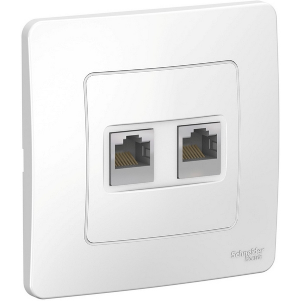 Розетка двойная Ethernet RJ-45 (белый) Systeme Electric Blanca BLNIS045451, Blanca BLNIS045451
Розетка двойная Ethernet RJ-45 (белый) Systeme Electric Blanca BLNIS045451, Blanca BLNIS045451