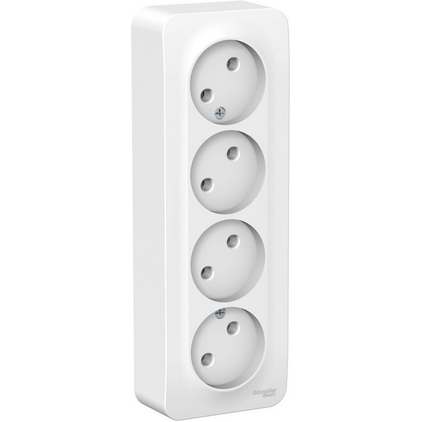 Розетка четверная без заземления (белый) Systeme Electric Blanca BLNRA000411, Blanca BLNRA000411
Розетка четверная без заземления (белый) Systeme Electric Blanca BLNRA000411, Blanca BLNRA000411