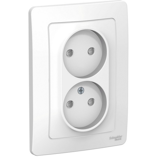 Розетка встраиваемая двойная без заземления со шторками (белый) Systeme Electric Blanca BLNRS000121, Blanca BLNRS000121
Розетка встраиваемая двойная без заземления со шторками (белый) Systeme Electric Blanca BLNRS000121, Blanca BLNRS000121