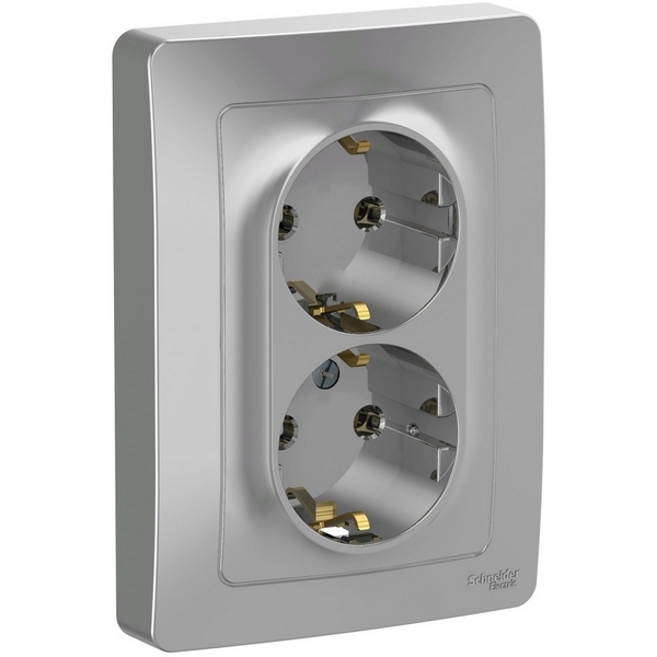 Розетка двойная с заземлением (алюминий) Systeme Electric Blanca BLNRS001023, Blanca BLNRS001023
Розетка двойная с заземлением (алюминий) Systeme Electric Blanca BLNRS001023, Blanca BLNRS001023