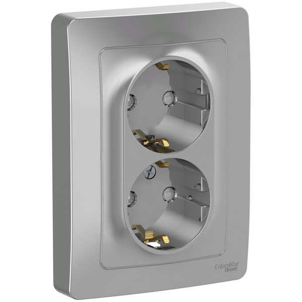 Розетка двойная с заземлением и шторками (алюминий) Systeme Electric Blanca BLNRS001123, Blanca BLNRS001123
Розетка двойная с заземлением и шторками (алюминий) Systeme Electric Blanca BLNRS001123, Blanca BLNRS001123
