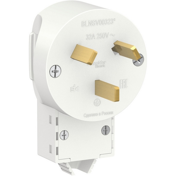 Вилка с заземлением для электроплиты 32А 250В (белый) Systeme Electric Blanca BLNSV003231, Blanca BLNSV003231
Вилка с заземлением для электроплиты 32А 250В (белый) Systeme Electric Blanca BLNSV003231, Blanca BLNSV003231