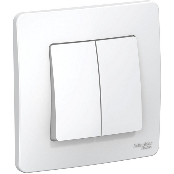 Выключатель двухклавишный (белый) Systeme Electric Blanca BLNVS010501, Blanca BLNVS010501
Выключатель двухклавишный (белый) Systeme Electric Blanca BLNVS010501, Blanca BLNVS010501
