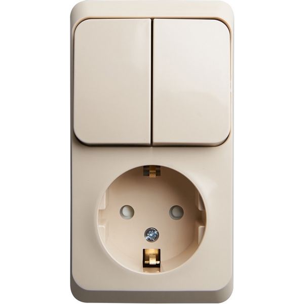 Розетка с заземлением с двухклавишным выключателем (кремовый) Systeme Electric BPA16-202K, BPA16-202K
Розетка с заземлением с двухклавишным выключателем (кремовый) Systeme Electric BPA16-202K, BPA16-202K