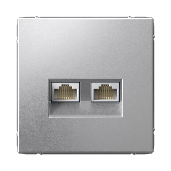 Розетка Ethernet RJ-45 двойная (алюминий) Systeme Electric GAL000385, GAL000385
Розетка Ethernet RJ-45 двойная (алюминий) Systeme Electric GAL000385, GAL000385