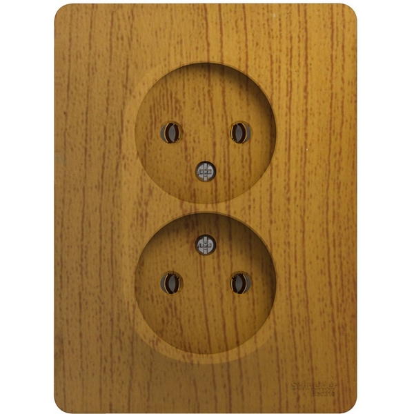 Розетка встраиваемая двойная без заземления (дуб) Systeme Electric Glossa GSL000520, Glossa GSL000520
Розетка встраиваемая двойная без заземления (дуб) Systeme Electric Glossa GSL000520, Glossa GSL000520