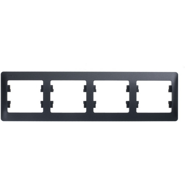 Рамка на 4 поста (антрацит) Systeme Electric Glossa GSL000704, Серый, Glossa GSL000704
Рамка на 4 поста (антрацит) Systeme Electric Glossa GSL000704, Серый, Glossa GSL000704