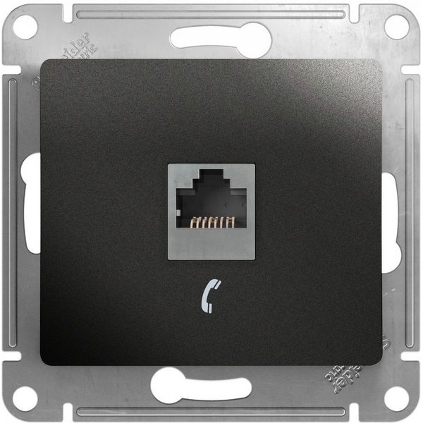 Телефонная розетка RJ-11 (антрацит) Systeme Electric Glossa GSL000781T, Серый, Glossa GSL000781T
Телефонная розетка RJ-11 (антрацит) Systeme Electric Glossa GSL000781T, Серый, Glossa GSL000781T