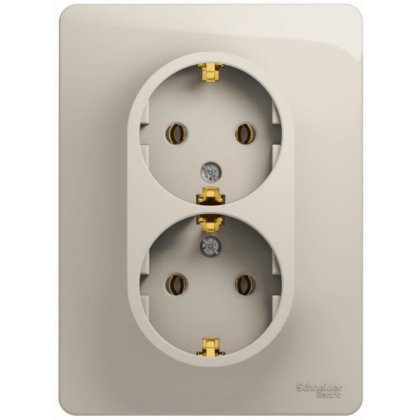 Розетка двойная с заземлением (молочный) Systeme Electric Glossa GSL000924, Glossa GSL000924
Розетка двойная с заземлением (молочный) Systeme Electric Glossa GSL000924, Glossa GSL000924