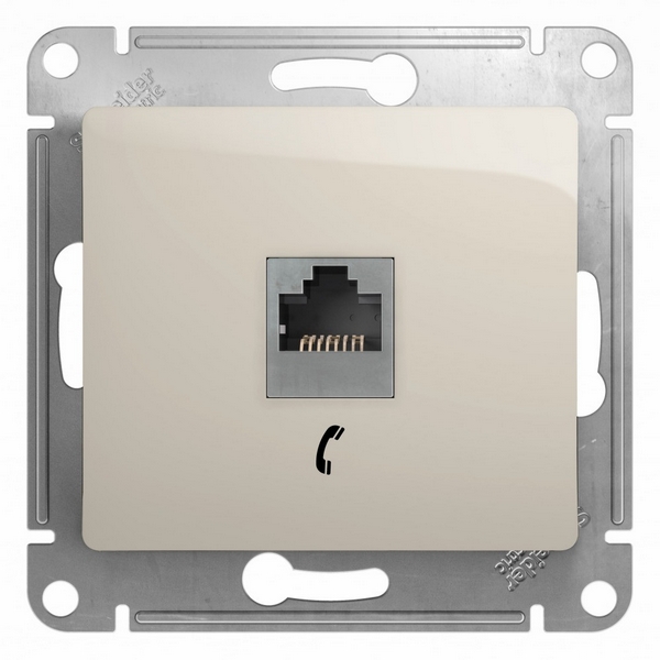 Телефонная розетка RJ-11 (молочный) Systeme Electric Glossa GSL000981T, Glossa GSL000981T
Телефонная розетка RJ-11 (молочный) Systeme Electric Glossa GSL000981T, Glossa GSL000981T