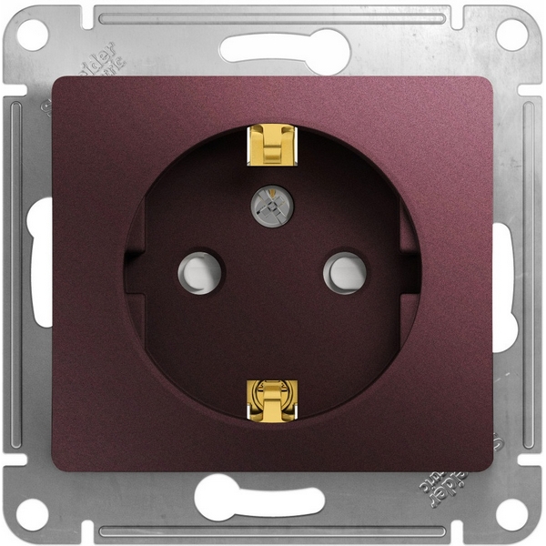 Розетка с заземлением и шторками (баклажановый) Systeme Electric Glossa GSL001145, Фиолетовый, Glossa GSL001145
Розетка с заземлением и шторками (баклажановый) Systeme Electric Glossa GSL001145, Фиолетовый, Glossa GSL001145