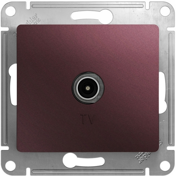 ТВ-розетка оконечная (баклажановый) Systeme Electric Glossa GSL001193, Фиолетовый, Glossa GSL001193
ТВ-розетка оконечная (баклажановый) Systeme Electric Glossa GSL001193, Фиолетовый, Glossa GSL001193
