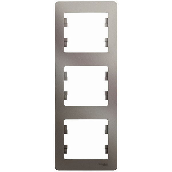Рамка на 3 поста (платина) Systeme Electric Glossa GSL001207, Серый, Glossa GSL001207
Рамка на 3 поста (платина) Systeme Electric Glossa GSL001207, Серый, Glossa GSL001207