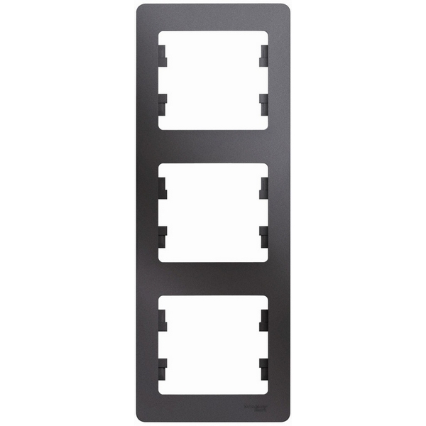 Рамка на 3 поста (графит) Systeme Electric Glossa GSL001307, Черный, Glossa GSL001307
Рамка на 3 поста (графит) Systeme Electric Glossa GSL001307, Черный, Glossa GSL001307