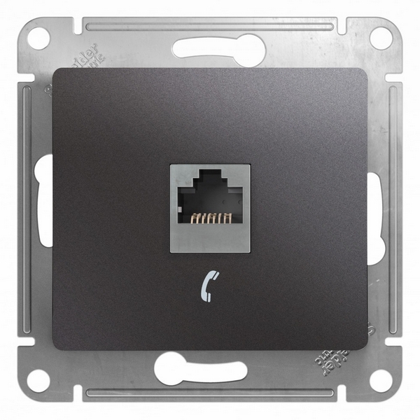 Телефонная розетка RJ-11 (графит) Systeme Electric Glossa GSL001381T, Черный, Glossa GSL001381T
Телефонная розетка RJ-11 (графит) Systeme Electric Glossa GSL001381T, Черный, Glossa GSL001381T