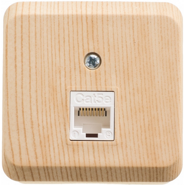 Розетка Ethernet RJ-45 (сосна) Systeme Electric Etude KOMA-001D, Etude KOMA-001D
Розетка Ethernet RJ-45 (сосна) Systeme Electric Etude KOMA-001D, Etude KOMA-001D