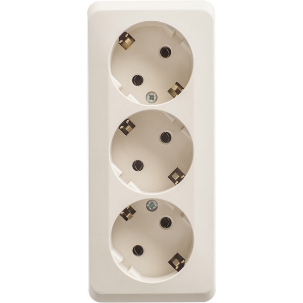 Розетка тройная с заземлением (кремовый) Systeme Electric Etude PA16-011K, Etude PA16-011K
Розетка тройная с заземлением (кремовый) Systeme Electric Etude PA16-011K, Etude PA16-011K