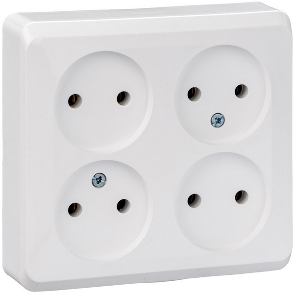 Розетка четверная без заземления (белый) Systeme Electric Etude PA16-205B, Etude PA16-205B
Розетка четверная без заземления (белый) Systeme Electric Etude PA16-205B, Etude PA16-205B