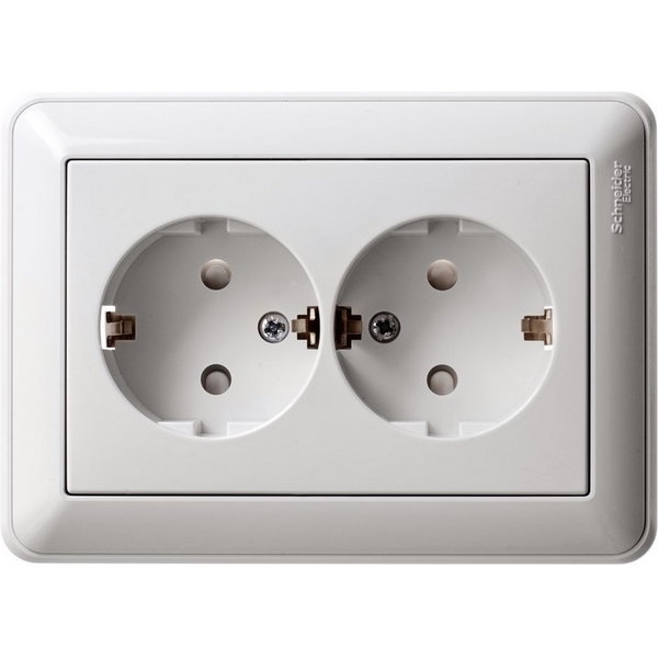 Розетка двойная с заземлением и шторками (белый) Systeme Electric RS16-255-18, RS16-255-18
Розетка двойная с заземлением и шторками (белый) Systeme Electric RS16-255-18, RS16-255-18