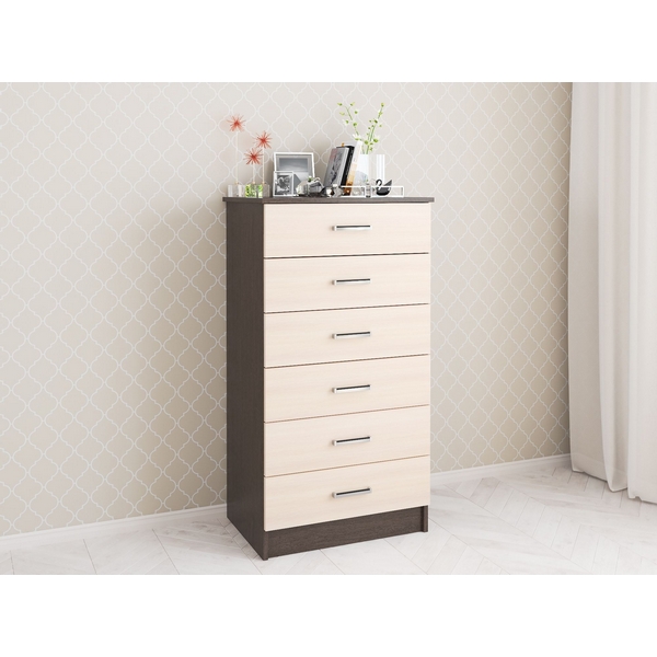 Комод ТЭКС высокий Катрин 4, венге/дуб молочный, Коричневый, Катрин 00-00003851
Комод ТЭКС высокий Катрин 4, венге/дуб молочный, Коричневый, Катрин 00-00003851