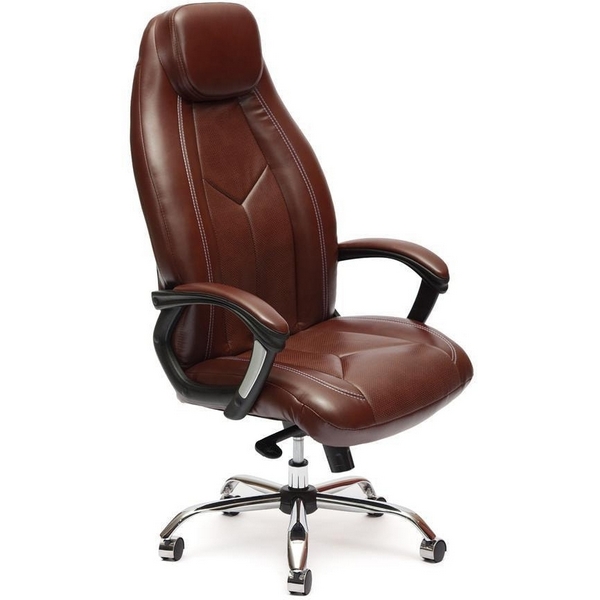 Кресло (хром) коричневый/коричневый перфорированный (кож/зам) Tetchair 7991 10539, 7991 10539
Кресло (хром) коричневый/коричневый перфорированный (кож/зам) Tetchair 7991 10539, 7991 10539