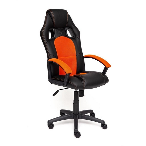 Кресло черный/оранжевый (кож/зам/ткань) Tetchair 9447 10542, 9447 10542 
Кресло черный/оранжевый (кож/зам/ткань) Tetchair 9447 10542, 9447 10542