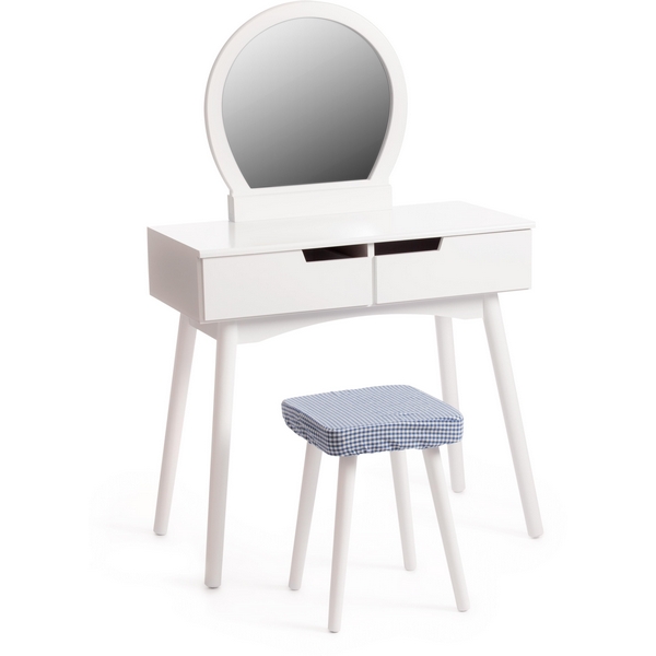 Туалетный столик с зеркалом и табуретом FABRON (mod. TT-DT033) Белый (White) (МДФ+сосна) Tetchair 113610 15036, 113610 15036
Туалетный столик с зеркалом и табуретом FABRON (mod. TT-DT033) Белый (White) (МДФ+сосна) Tetchair 113610 15036, 113610 15036